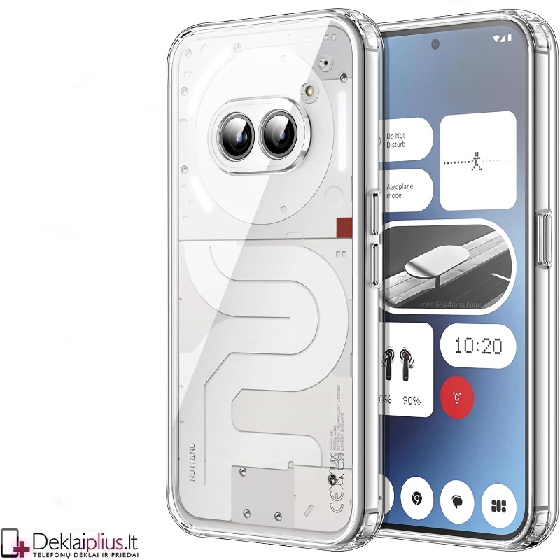 Silikoninis dėklas su kameros apsauga 2.0 mm storio - permatomas (Nothing Phone 2A/Nothing Phone 2A Plus) Silikoninis dėklas su kameros apsauga 2.0 mm storio - permatomas (Nothing Phone 2A/Nothing Phone 2A Plus)